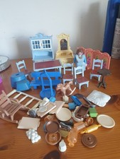 Playmobil Victorian Kitchen And Nursery Furniture And Accessories Bundle vintage