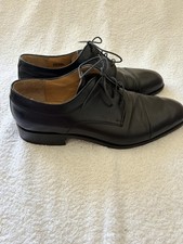 Men black leather bally - black,
