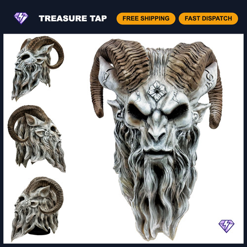 Realistic latex goat demon - goat,