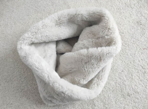 Cosy faux fur snood scarf - cosy, –
