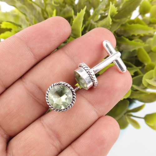 Round green amethyst - amethyst, gemstone