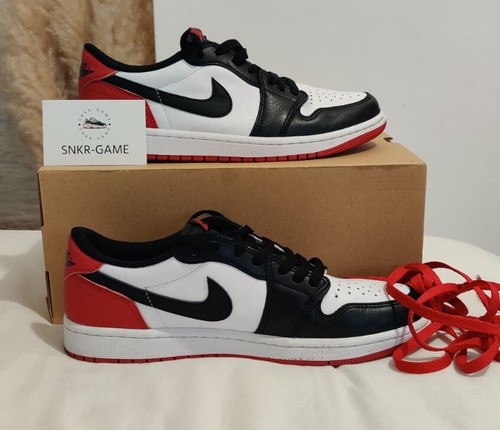 Nike jordan black toe - uk, 7.5
