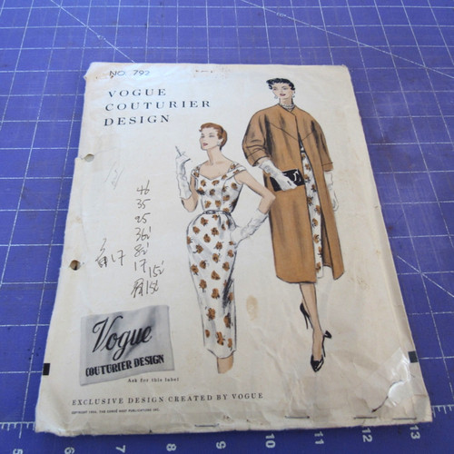 Vintage sewing pattern - pattern, vogue