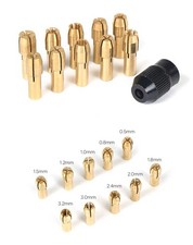 10x BRASS COLLET BIT DRILL