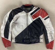 Vintage Dainese Leather Motorcycle Jacket Made in Italy EU Size 52 42”