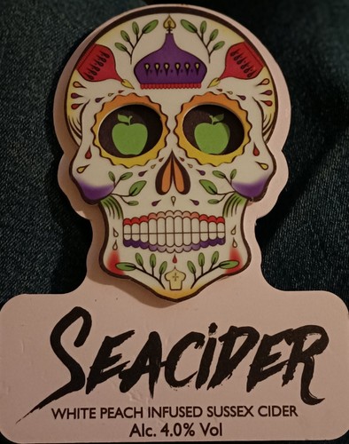 Seacider white peach infused - white,