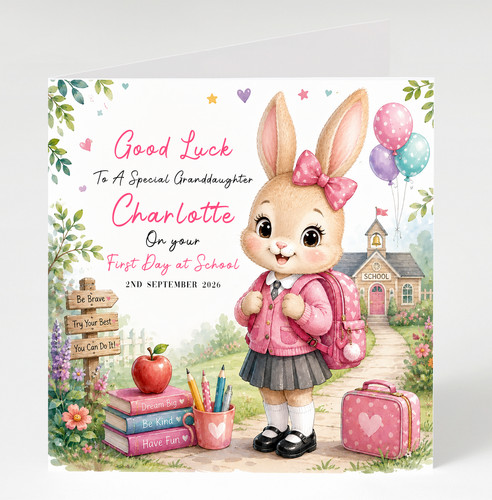Personalised first day - personalised, at