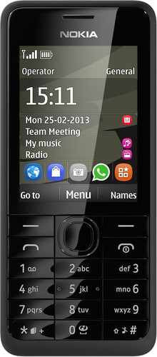 Nokia 301 100 - 301, black