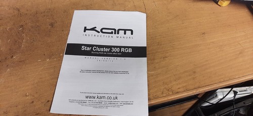 Kam star cluster - star,