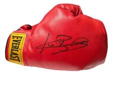 Ken Buchanan 'The Fighting Carpenter' Signed Red Everlast Boxing Glove + Cert