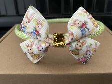 PETER RABBIT ANIMAL - hair bow hairband/headband HANDMADE girls hair accessories