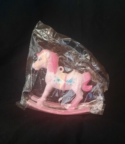 Vintage pink rocking horse - pink,