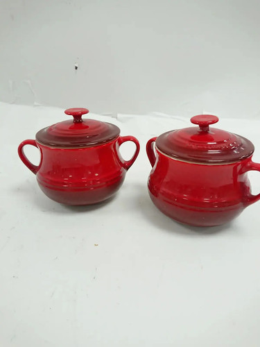 Creuset red stoneware - le,