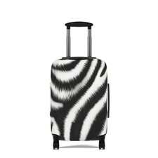 Zebra Fur Pattern Luggage