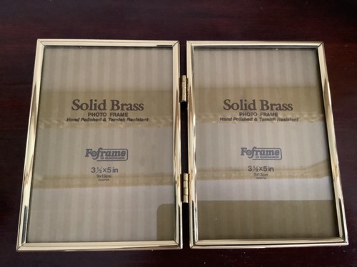 Solid brass hinged double - solid,