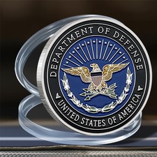 Silver plated pentagon defense - silver,