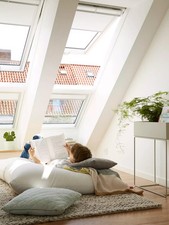 VELUX 2 Window Combination GPL Sk06 2070 + GIL SK34 2068 like Cabrio - Sloped