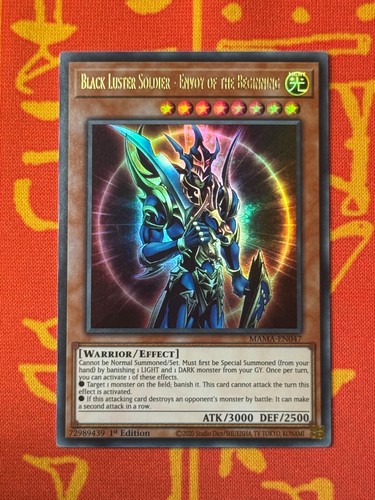 Yugioh black luster soldier - black,