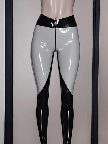 Latex rubber fetish thigh - latex,
