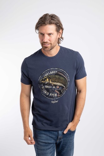 Weird fish carpe front print - weird,
