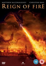 Reign of Fire DVD (2003) Matthew McConaughey, Bowman (DIR) cert 12 Amazing Value