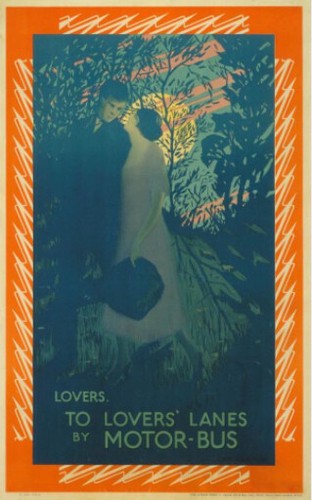 Lovers lane large - lane, large-size