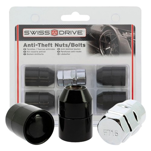 Butzi m12x1 50mm - black, anti