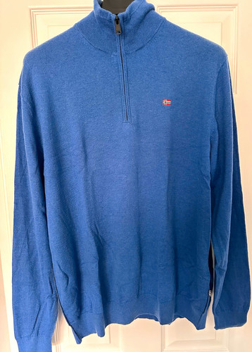 Napapijri men blue merino - napapijri,
