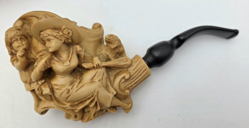 Meerschaum figural pipe - figural,