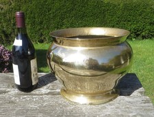 Vintage Heavy Pot-Belly Brass