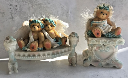 Vintage cherished teddies set - vintage,