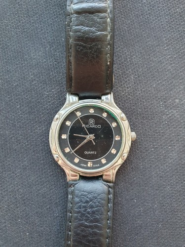 Vintage ricardo black dial - vintage,