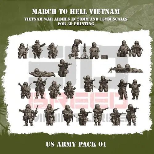 Army vietnam pack 15mm - us,