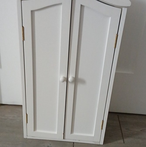 White wooden dolls - dolls, wardrobe