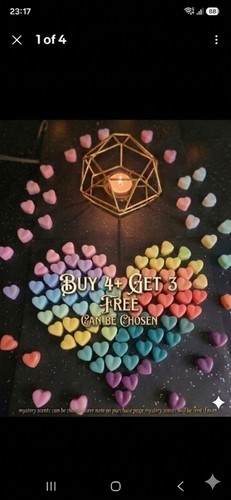 Soy wax mini heart - wax,