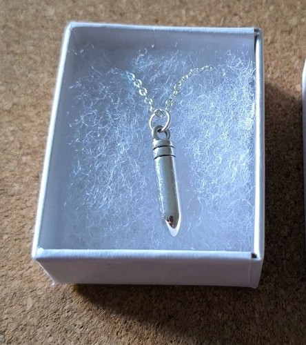 Faux bullets pendant necklace - faux,