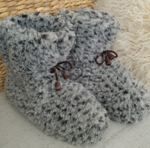 Sheep wool boots - wool, cozy