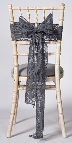 Grey pewter lace - lace, wedding