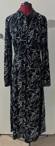 Zara black long sleeve printed - long,