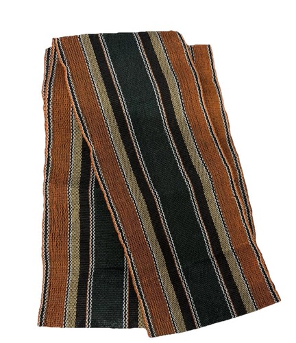 Aso oke striped fabric - oke,