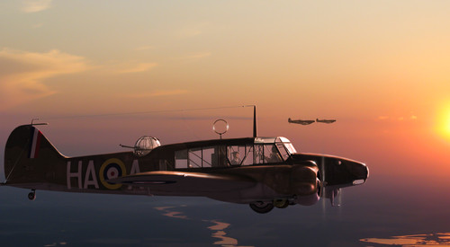 Avro anson cliffs of - il, 2