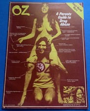 OZ MAGAZINE #34 ~ April 1971  Parents Guide to Drug abuse. Underground Magazine