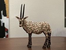 Mosaic antelope figurine - antelope, 14cm