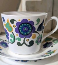 Vintage Tea Trios x 4 Floral