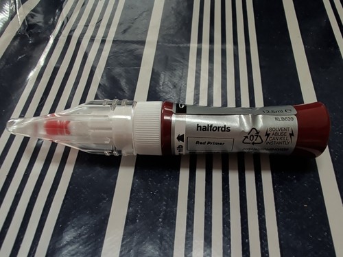New halfords red primer car - new,
