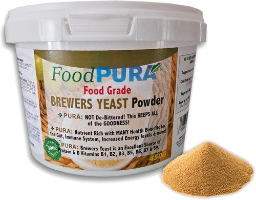 Food pura 450g brewers yeast - pura,
