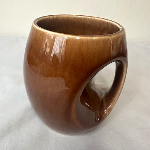 Holkham pottery owl eye brown - eye,