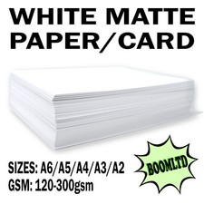 A6 white card - a2, a5