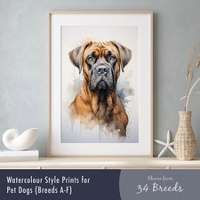 Dog Print – Watercolour