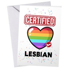 Funny 'CERTIFIED LESBIAN'